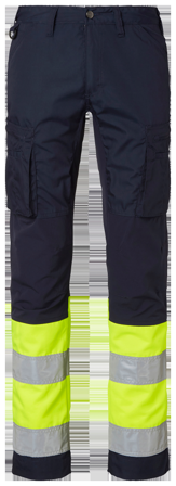 Top Swede 220 Arbejdsbukser Hi-vis Blå / Gul C58, Tøj