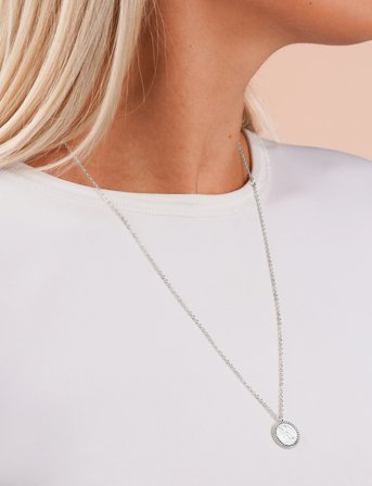 SNÖ of Sweden Twist Pendant Neck 55 Plain S - 55 Cm - Silver - 55 CM