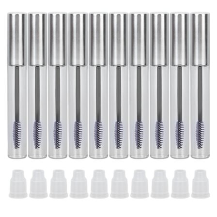 10 stk. 12 ml tom mascara tube børste DIY kosmetik øjenvippecreme beholder flaske med 10 gummiindsatser