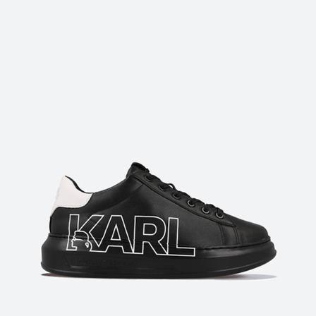 Karl Lagerfeld Kapri Karl Outline Logo Sneakers 00S 41 , Zwart , Heren , Maat: 38 EU