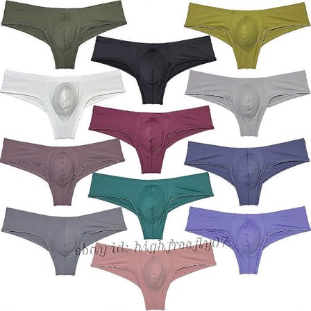 Miesten korkealeikkauksiset alushousut U-malliset alushousut miesten poikashortsit [YJD]