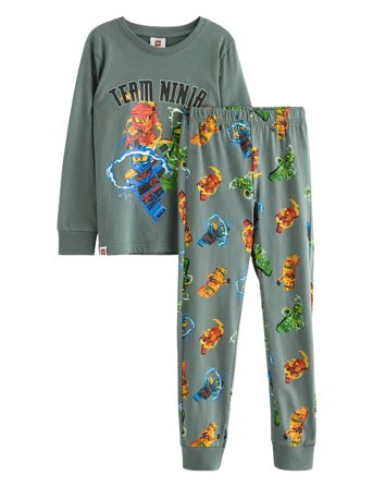 Lindex Pyjama Ninjago - Green - 110/116