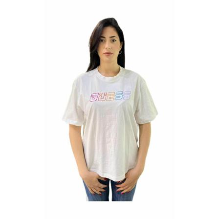 Guess T-Shirts vit, Dam, Dam, Storlek: M