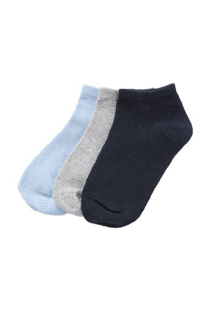 Å KIDS Ankelsockor, 3-pack Strumpor Blå 30/33