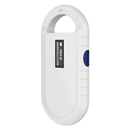 Dyrechipleser for RFID-chip for dyr, transponder for dyreidentifikasjon