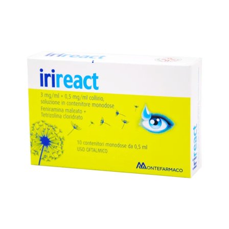 Irireact Collirio 10 Contenitori Monodose