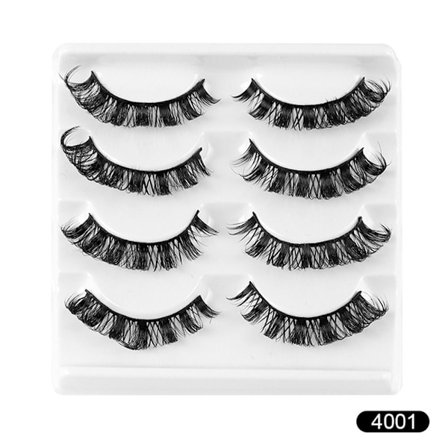 4 par løse øjenvipper Russian Strip Lashes 4001 4001_ma