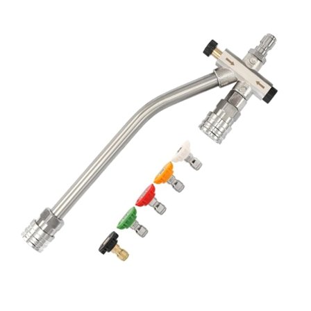 Bærbar højtryksrenser 6000PSI Vand Høj Effekt Jet Vask Terrasse Bilvask