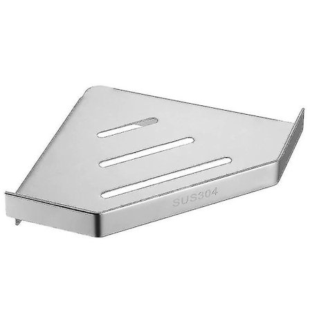 Hjørnehylde i rustfrit stål Brusebad Caddy Anti Rust Hjørneopbevaring Væghængt til Køkken Badeværelse