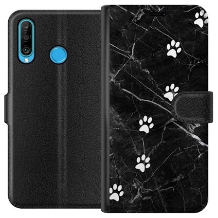 Kompatibel Tegnebogsetui til Huawei Huawei P30 lite tasker