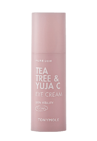 Tony Moly Pure Dew Tea Tree & Yuja C Vitality Eye Cream 30ml Ögoncreme Unisex 30 ML