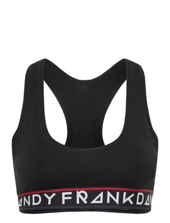 W's St Paul Bamboo Bralette Black Frank Dandy