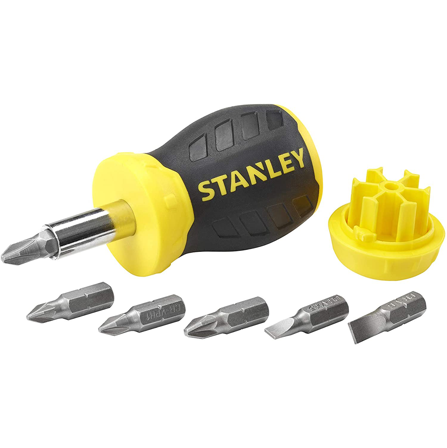 STANLEY 0-66-357 Skrutrekker med bits, uten sperrefunksjon, Håndverktøy