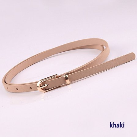 Tunt, smalt midjeband Justerbart bältesklänningsband KHAKI - high quality