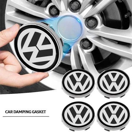 4 st 60mm Navkapslar Hjulkapslar Logo Märke Emblem Biltillbehör För Volkswagen MK7 MK6 MK5 Ibiza Leon FR Golf-4 5 6 7