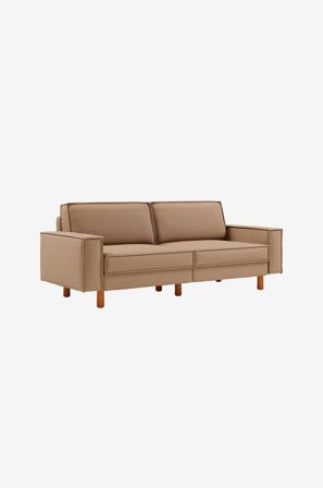 Hanah Home - Sofa med 3 sæder Sparrow - Brun - 3-pers. sofaer - Fra Homeroom