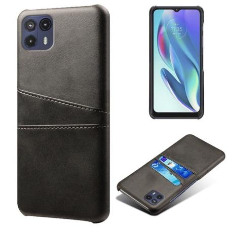 Dual Card Etui Motorola Moto G50 5G - Sort Black