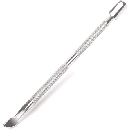 Neglebåndsskubber i rustfrit stål med dobbelt hoved, negleskraber til fjernelse af polering - Neglebåndspind til fingernegle og tånegle