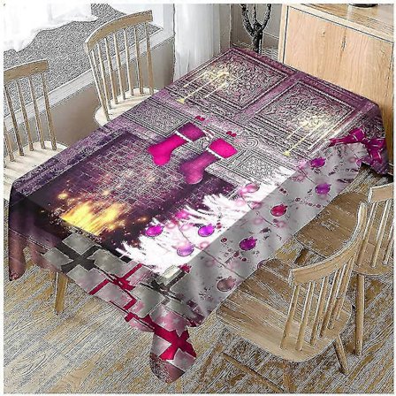 Juledug Juledug Rektangulær Vaskbar Dug