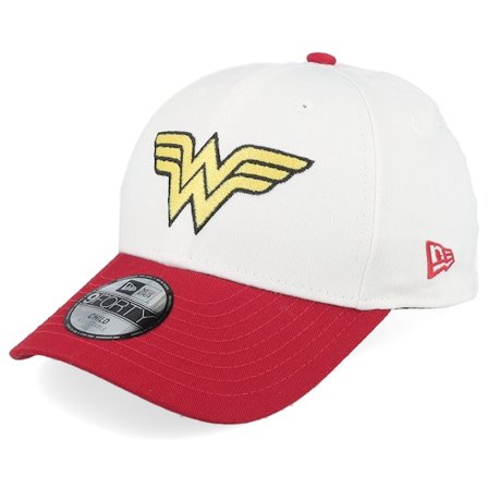 New Era - Bílá adjustable Kšiltovka - Kids Wonder Woman 9FORTY White/Red/Yellow Adjustable @ Hatstore