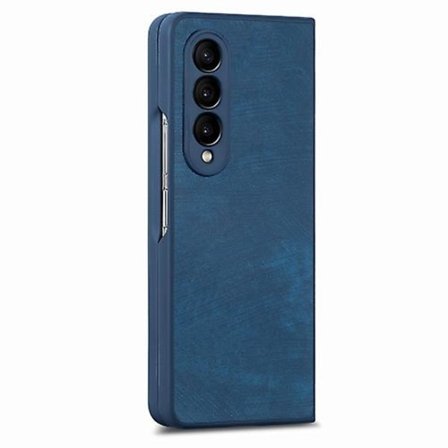 Integrerad film Retro Skin Feel Fold Läder Mobiltelefonfodral för Samsung Galaxy Z Fold4