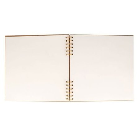 Kraft-albumin sydänkansi 40 valkoista sivua 25 x 25 cm