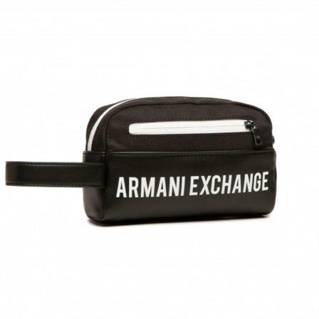 Armani Exchange Toilet Väska svart, Herr Necessärer, Herr, Storlek: ONE SIZE