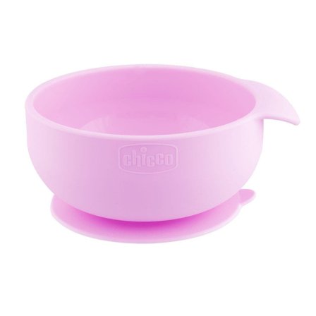 Chicco Ciotola Silicone Rosa 1 Pezzo