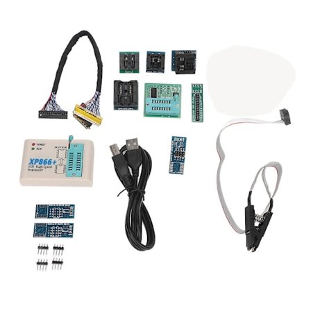USB Programmeringssett Høyhastighets SPI FLASH Programmeringsmodul 12 Testet Base for 25 FLASH 24 EEPROM 25 EEPROM 93 EEPROM YEMMA