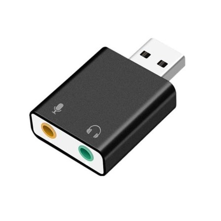 USB Ljud Kort USB Till 3,5 mm Ljud Hörlurar Adapter Externt Ljud Kort 7.1 Ljud Kort För Mic Hörlurar