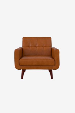 Dorel Home - Lænestol Nola Modern - Brun - Lænestole - Fra Homeroom