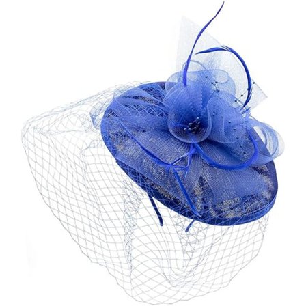 Colors & Beauty Blå Hårfascinator - Håraccessoar för Kvinnor