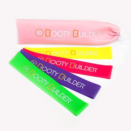 Mini bands Booty Builder Minibands Pink 4-pak - Bodyman.dk