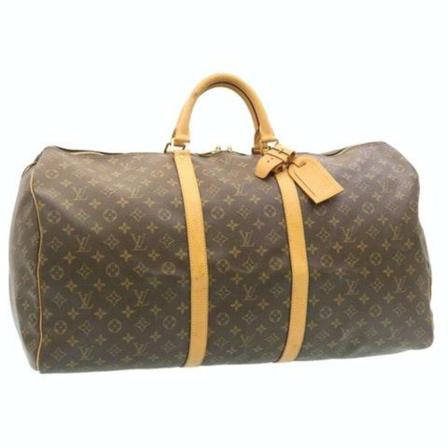 Louis Vuitton Vintage, Pre-owned Keepall 60 Bruin, Dames, Maat:ONE Size