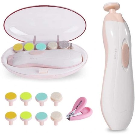 Elektrisk neglefil til baby, sikker elektrisk negleklipper til nyfødte