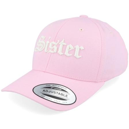 Kiddo Cap - Rose adjustable Casquette - Kids Sister Old English 3d Pink Adjustable @ Hatstore