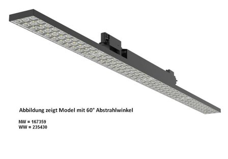 SYNERGY 21 LED Track-Serie für Stromschiene VLE-Serie 48W, 60°, nw, CRI>90