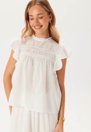 VERO MODA Vmtrine Sl Lace Top Vaatteet