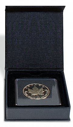 Møntetui - AIRBOX - Sort - 1 QUADRUM kapsel - Vippefunktion