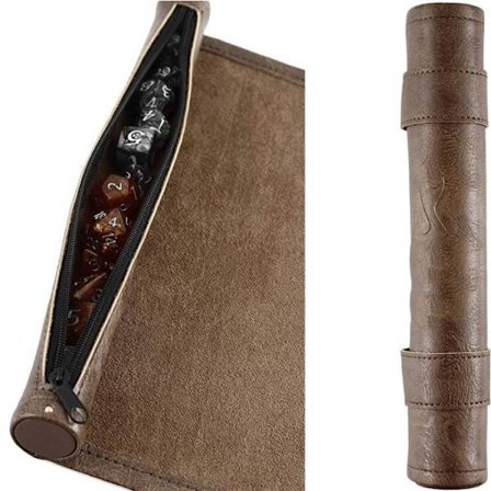 Dungeon Dice Bag ja nahkainen Dice Track, 2 in 1, Dice Bag ja Tr