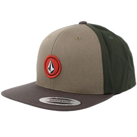 Volcom - Svart snapback Keps - Quarter Twill Surplus Olive Snapback @ Hatstore