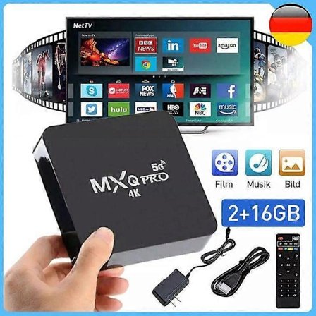 Neu Smart TV BOX 2GB 16GB Android 11.0 Quad Core WIFI Nätverk Media Player HDR-Perfet