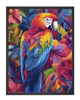 Timanttimaalaus Papukaija-Art City