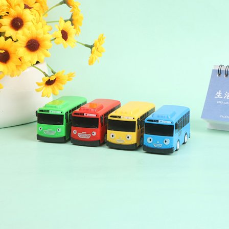 4 kpl Tayo The Little Bus Cartoon Pull Back set