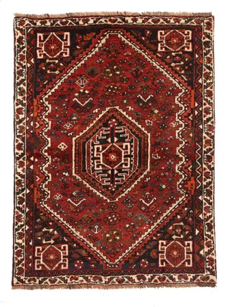 Oriental Shiraz Rug 111X147 Wool
