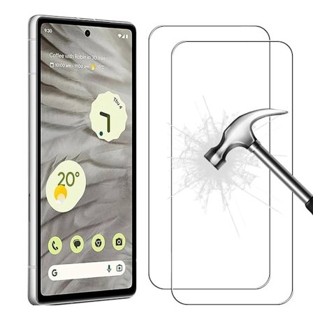 2-Pack Google Pixel 7A Skärmskydd Härdat Glas