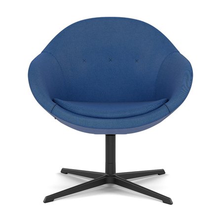 Varier Furniture Kokon Club - Blue Polyester - Black base