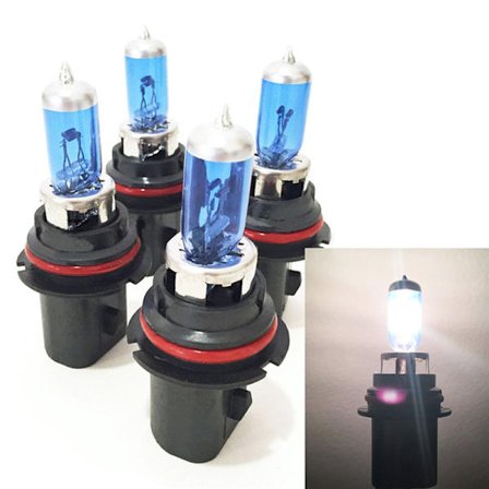 2kpl 9007-HB5 valkoinen 100/80W Xenon Halogen 5000K ajovalo #d1 H