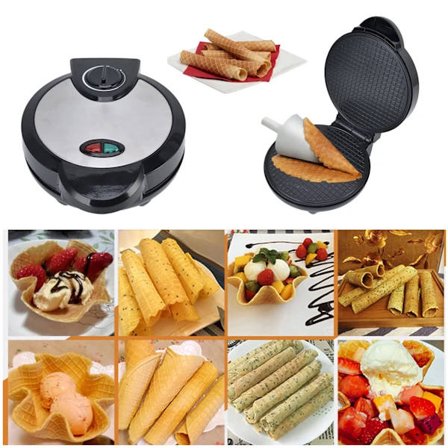 Rask Snack Maker, Belgisk vaffeljern med non-stick 7-tommers vaffel for enkel rengjøring, bærbar frokostmaskin tilbyr matlaging på farten