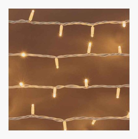 Biltema - Lysslynge 200 LED kaldhvit 21 5 m hvit utbyggbar blinkende